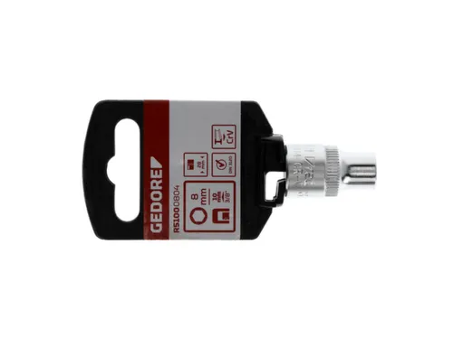 R51000804 Dopsleutel 3/8 inch zeskant 8mm lengte 28mm
