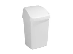 Afvalbak Delta swingdeksel 25 Liter Wit