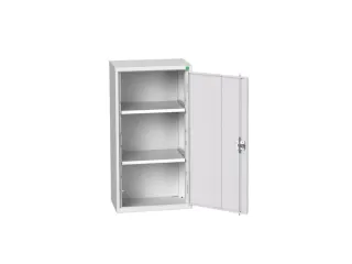 wandkast 1000x525x350mm 2xStalen bodem sokkel Ral 7035 front Ral 7035 - 1