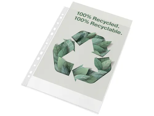 Showtas Esselte recycle PP A4 100µ 11-gaats 50 stuks