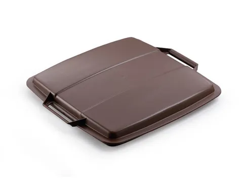 Durable Durabin 90 Liter Deksel Bruin