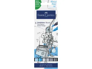 Sketchmarker Faber-Castell Goldfaber etui 6 stuks Product design op al - 1