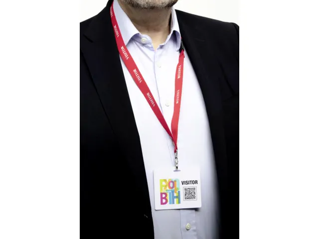 Badge visiteur Durable 97x86mm