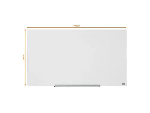 Glasbord Magnetisch Nobo Impression Pro 100x56cm briljant wit