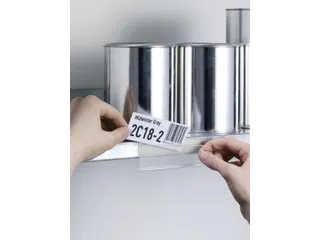 Zelfklevende Etikethouder Scanfix 200x20mm 50 stuks scanrails - 3
