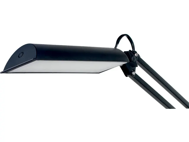 LED bureaulamp Swingo 2.0, Zwart dimbaar