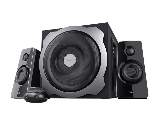 Tytan 2.1 Speaker Set zwart 19019 subwoofer wooden