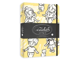Schetsboek CreaChick Chibi Yellow 108 pagina's 200 gram - 1