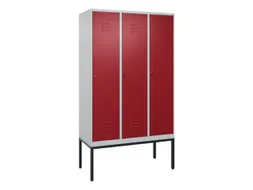 locker voor scheiding van kleding,HxBxD 2120x1200x500mm,3vak
