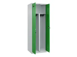 PBM-locker,HxBxD 1850x600x500mm,2vak,vak B 300mm,draaigrendel