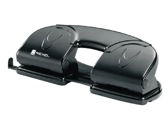 Perforator Rexel V412 4-Gaats 12vel Zwart