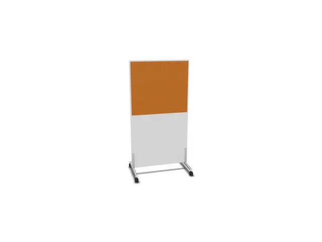 cloison de séparation,Hxl 1545x800mm,Bl-blanc,BN3005-jaune