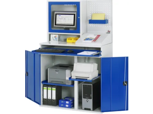 Computerkast 1770x 1100x 520mm Uittreklade Voor Toetsenbord Monitorvak