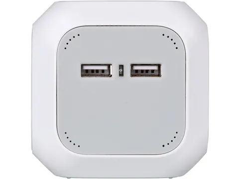 Stekkerblok Brennenstuhl Alea 4 voudig 2 USB H05VV-F 3G1.5 1.4 meter w