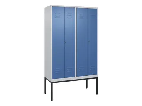 locker voor scheiding van kleding,HxBxD 2120x1200x500mm,4vak