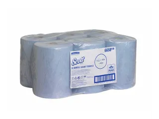 Scott 6658 Slimrol Handdoekrol 1-Laags Airflex Blauw - 6