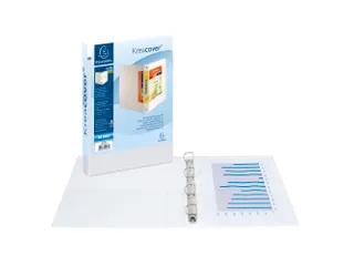 Ringmap Pp Personaliseerbaar Kreacover 4D-Ringen 25mm A4 Maxi Wit - 3