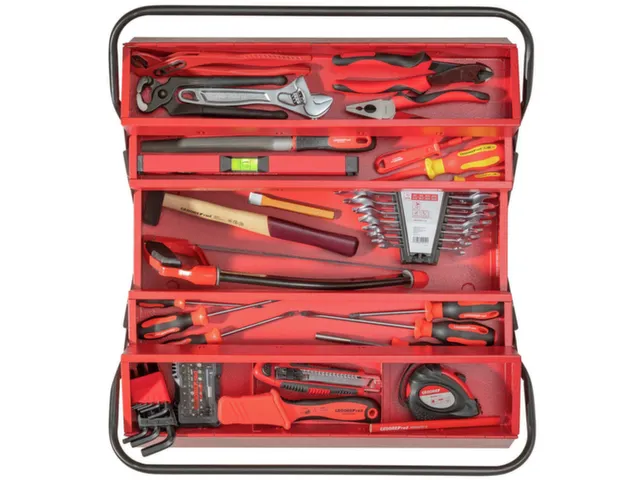 R21600072 BASIS gereedschapsset in gereedschapskoffer 72stuks