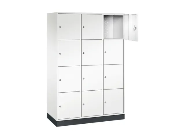 grootvolume-lockersysteem,HxBxD 1950x1220x500mm,3x4vakken,cil.-slot