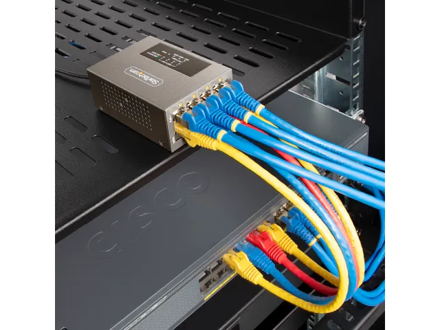 4-poorts Multi-Gigabit PoE++ injector 5G/2.5G/1G Ethernet PoE injector