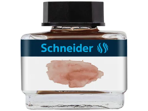 Inktpotje Schneider 15ml pastel Cognac voor