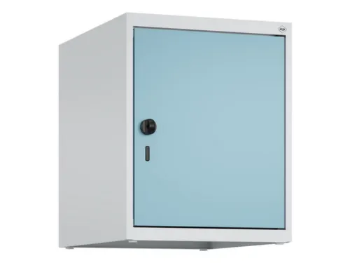 opzetkast,v. locker,1vak.,vak B 400mm,HxBxD 500x400x500mm,draaigrendel