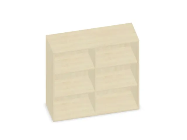 kantoorstelling,HxBxD 1150x1200x430mm,decor romp esdoorn