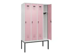 locker,HxBxD 2120x1200x500mm,4vak,vak B 300mm,draaigrendel