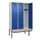 locker met bank,HxBxD 2120x1200x815mm,3vak,vak B 400mm,cilinderslot