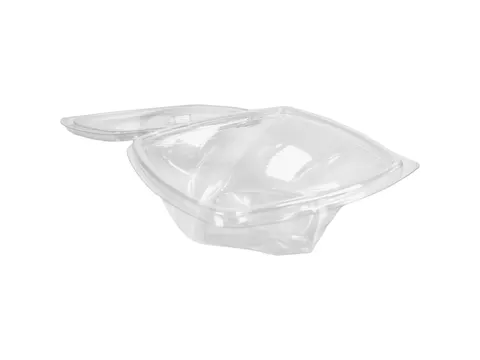 Saladebowl Twisty met vaste deksel 500cc 200 Stuks