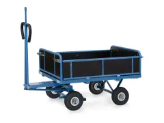 Handtrekwagen Trekoog 6453lz 700kg 1200x800mm Houten Wanden Lucht