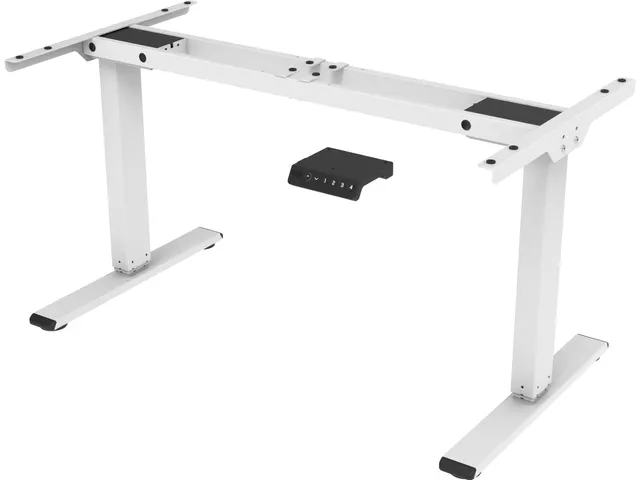 Elektrisch Verstelbaar Zit-Sta Bureau Frame Economy Wit 180Cm