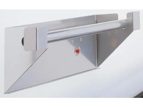 Pakpapier Rolhouder,V. Perfoplaat,Aluminium-Kleurig