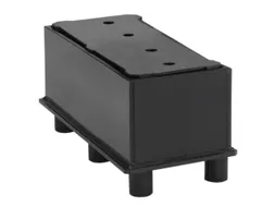Opvangbak Hdpe 870x470x415mm V. 2x60l M. Poten Pe Plaat 60l