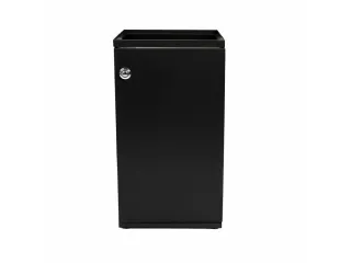 Modulaire Afvalbak met Deur en Zakhouder 85 liter Mat Zwart - 1