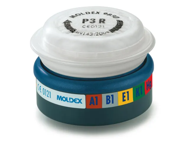 Moldex 9730 ABEK1HGP3 combinatiefilter, set van 2 stuks