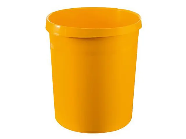 Kunststof papierbak 18 Liter Oranje