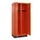 locker voor scheiding van kleding,HxBxD 1950x800x500mm,2vak