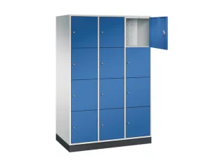 grootvolume-lockersysteem,RAL 7035/RAL 5010,HxBxD 1950x1220x600mm - 1