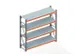 Rayonnage Grande Largeur Élément Départ Hxlxp 2700X2870X800Mm 4Plat