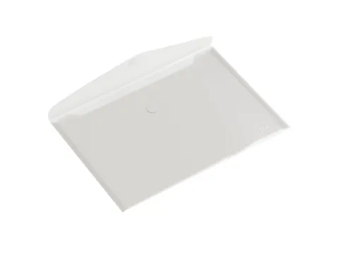 Enveloptas HF2 A4 335x240mm dwars PP transparant wit