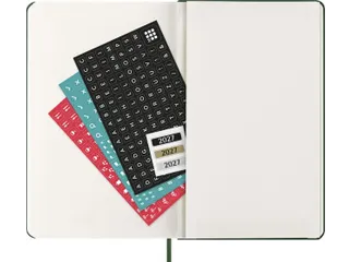 Agenda 2027 Moleskine 12M Weekly 7dag/1pagina large hc myrtle green - 7