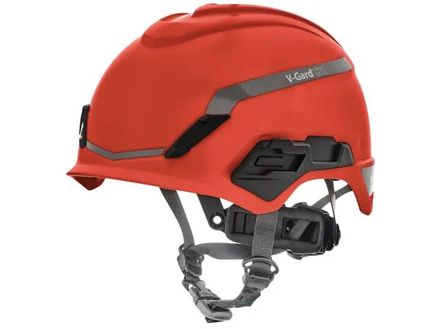 MSA V-Gard H1 Novent veiligheidshelm Rood