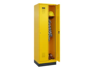 locker,HxBxD 1950x600x500mm,2vak,vak B 300mm,cil.-slot,sokkel - 1