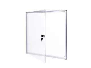 Binnenvitrine wand MAULextraslim whiteboard 6xA4 met slot - 3