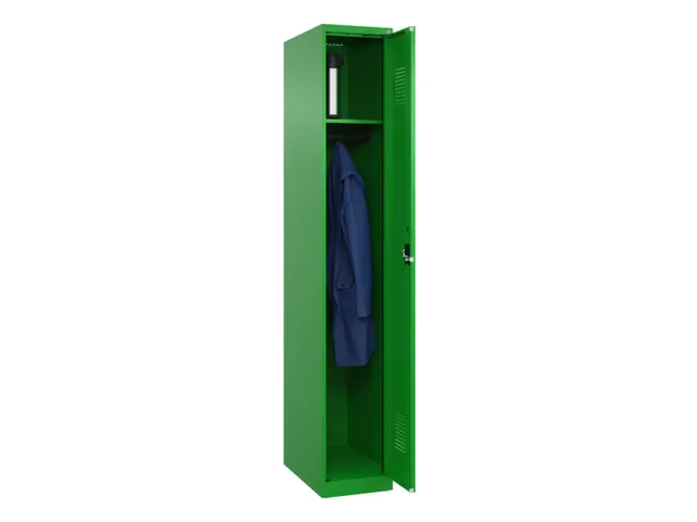 locker,HxBxD 1850x300x500mm,1vak,vak B 300mm,cil.-slot,staand op vloer