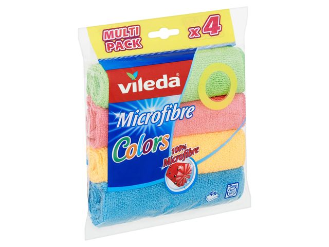 Chiffon microfibre Vileda paquet de 4 pièces