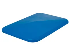 Deksel Voor Verrijdbare Rechthoekige Bak 340 Liter Blauw