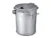 Staalverzinkte Afvalbak 70 Liter