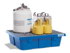 PE-opvangbak,v. 2x60l vat,opvangvol. 60l,HxBxD 300x645x795mm